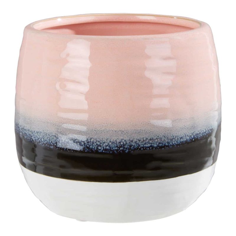 Caldera Planter - Artistic Tie-Dye Effect
