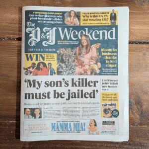 We Found Love Press Journal Front Page Image Lewis Capaldi